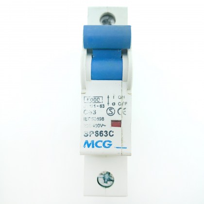 MCG SP663C C63 63A 63 Amp MCB Circuit Breaker Type C